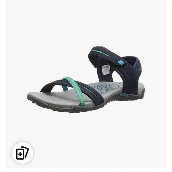 Merrell - NWT - Select Grip Black Strappy Sandals - Picture 2 of 7